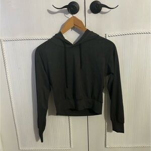 Long Sleeve Hoodie Gym Workout Top - Hooded Sweatshirt